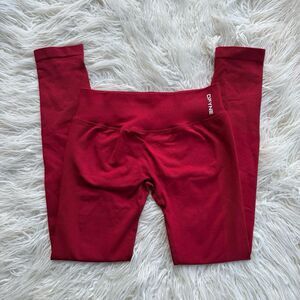 Dfyne Impact Leggings Red Size Medium